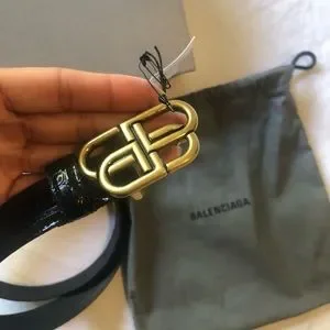 Balenciaga | Accessories | Balenciaga Black Belt 85 34  display picture 3
